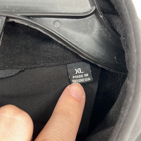 Tech by Tumi Fleece Lined Soft shell Full Zip Jacket - Black - XL - Picture 4 of 9